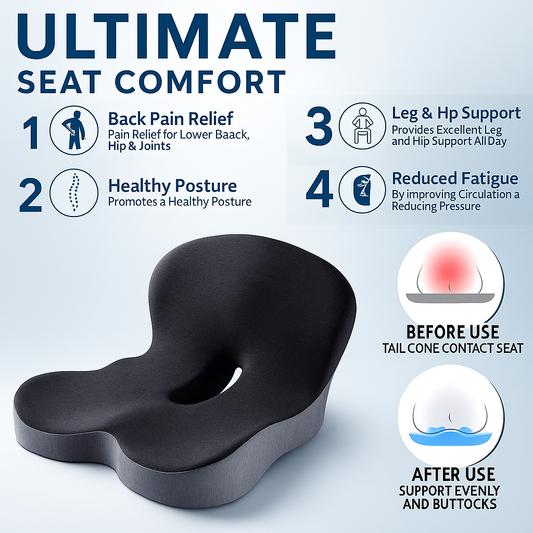 ComfortPlus Memory Foam Cushion - 50% OFF