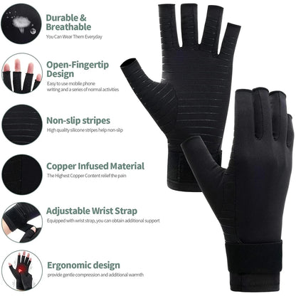 GloveCure™ - Copper Arthritis Compression Gloves