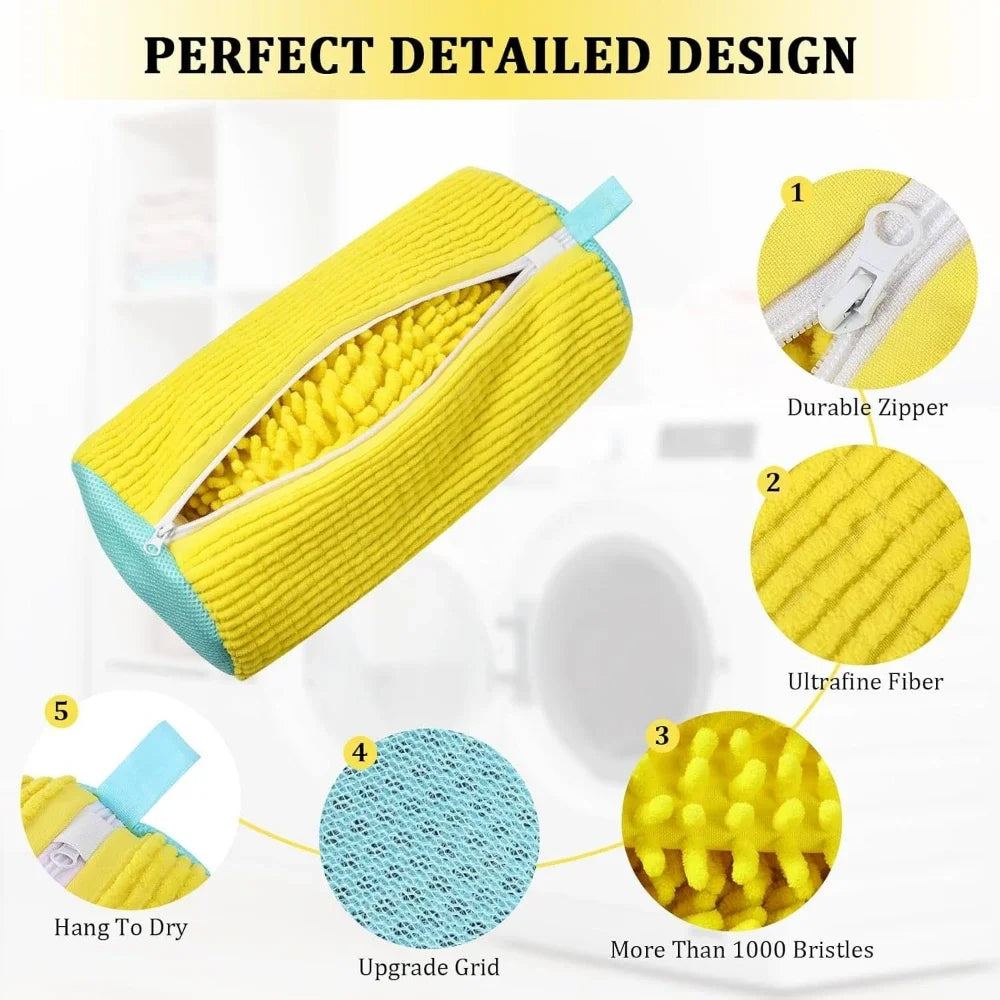 Padded Net Laundry Shoe Protector Bag for Washing