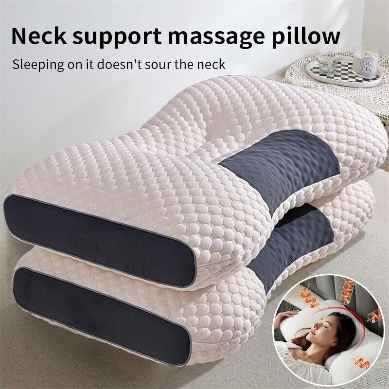 Australian Made Adjustable Orthopedic Contour Pillow – Neck & Back Support