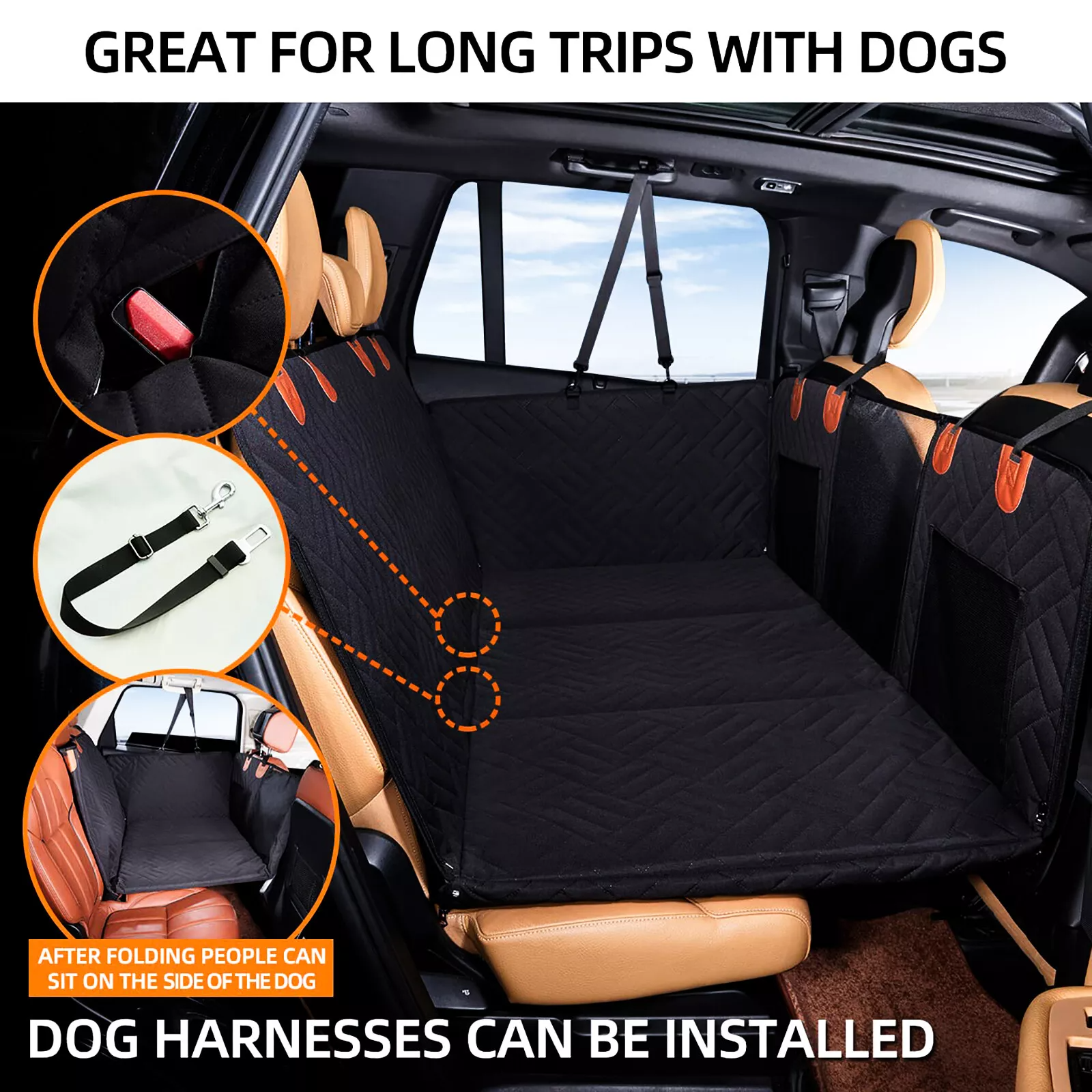 Livaussies™ Heavy-Duty Dog Car Seat Protector – Scratchproof, Waterproof & Non-Slip 50%OFF